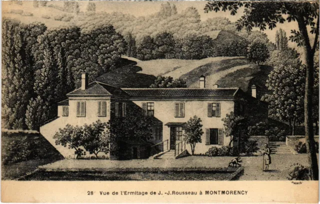 CPA Montmorency Maison de J.-J. Rousseau Ermitage (1317391)