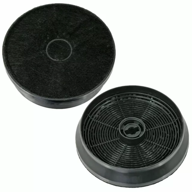 2 x Charcoal Carbon Filters for Hotpoint HE6TBK HE9TIX HTC6T Cooker Hood