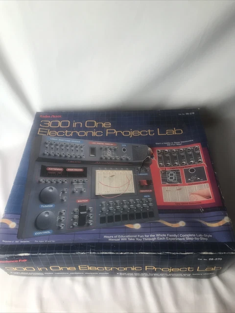 Radio Shack Electronic Project Lab 300in1 Electronic 300 in 1 W Parts And Book
