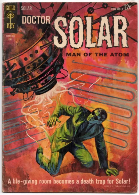 Doctor Solar Man of the Atom #4 Gold Key 1963 George Wilson Cover Bob Fujitani