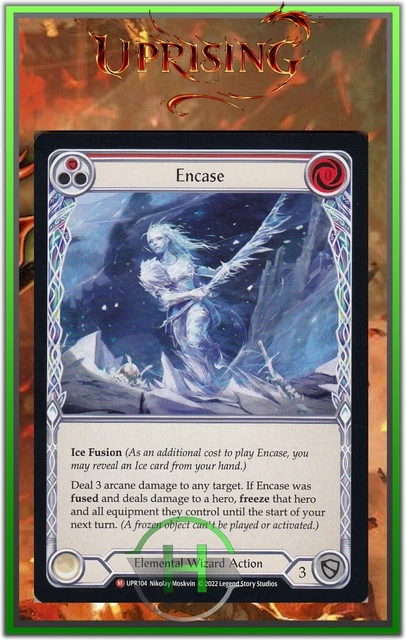 Encase Red - FAB:Uprising - UPR104 - Carte Officielle Anglaise