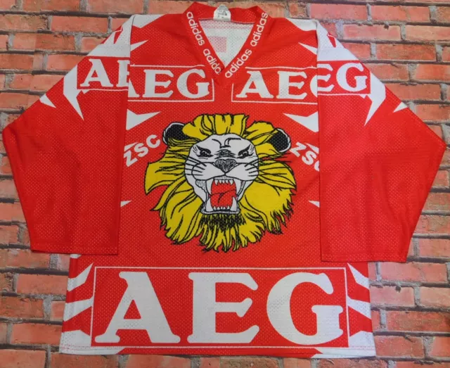 Maillot Ice Hockey Glace Sport Zsc Lions Taille M