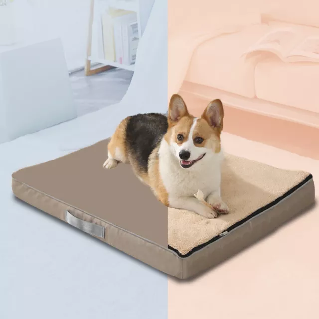 Orthopedic Memory Foam Dog Bed Pet Sleeping Cushion Sofa Removable Blanke Cover 3