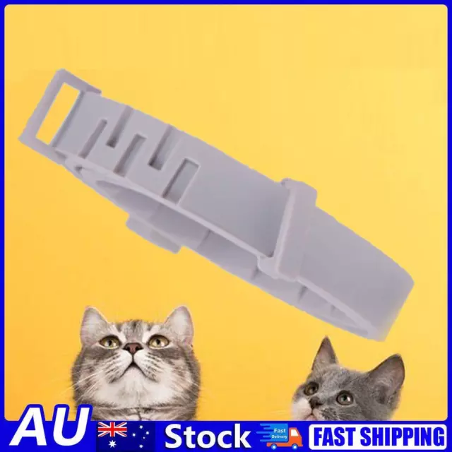 AU Flea Collar Adjustable Cat Dog Deworming Collar Silicone Waterproof Pet Produ