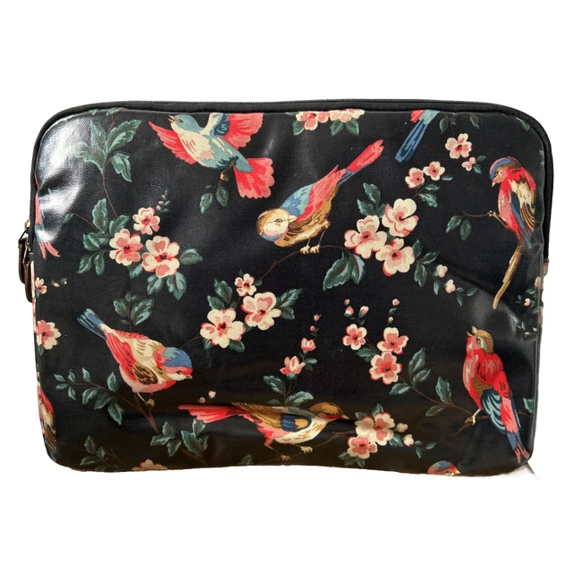 CATH KIDSTON LAPTOP Sleeve Case Grey with Red Blue Floral