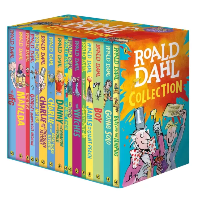 Roald Dahl Collection 16 Books Box Set - Ages 7-9 - Paperback