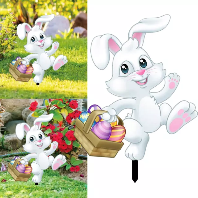 Easter Garden Decorations Easter Egg Gnome Rabbit Ground Insert Decoration