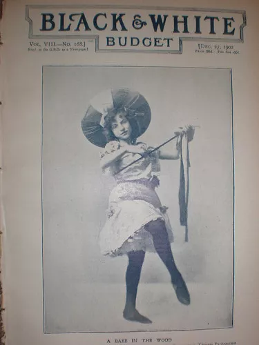 Printed photo panto actress Gladys Archbutt 1902