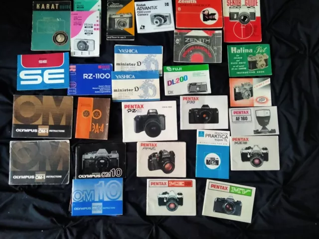 Camera Manual Job Lot