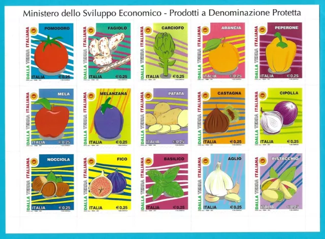 2021 ITALIA REPUBBLICA - Prodotti a denominazione protetta - foglietto nuovo MNH