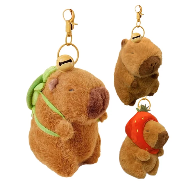 NICI Slobby The Sloth Keyring - 10 Cm Brown Soft Plush Keychain, Eco-Friendly Recycled Materials