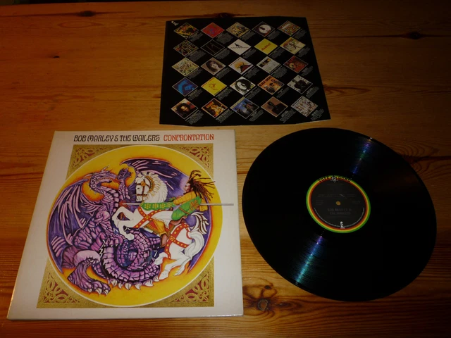 Bob Marley And The Wailers Confrontation Vinyl G/F Album Record Lp 1983 Nr Mint