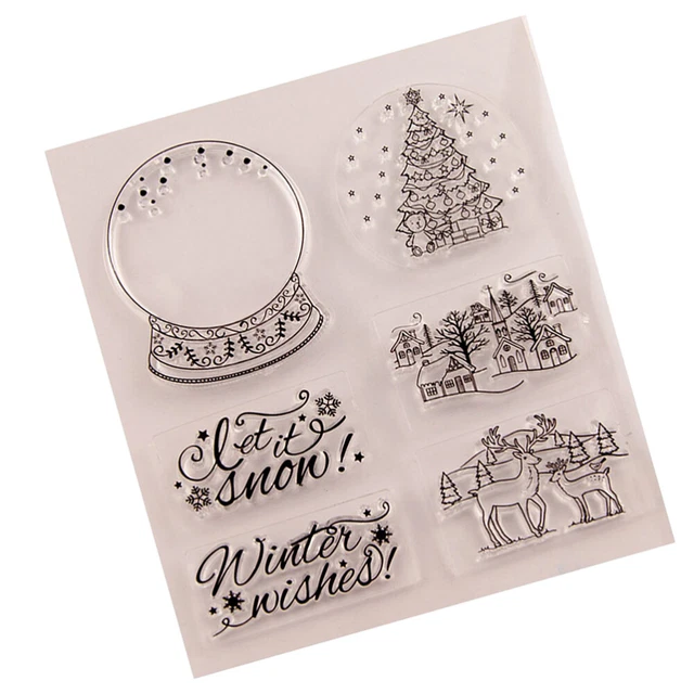 Klarer Stempel Transparente Siegelstempel für DIY Scrapbooking Craft Fotoalbum T