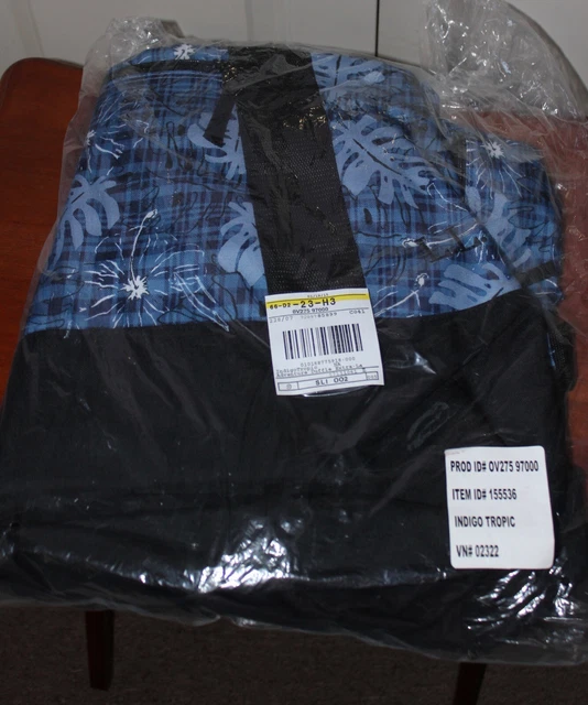 LL Bean Adventure XL Duffle Bag Luggage Indigo Tropic NWT