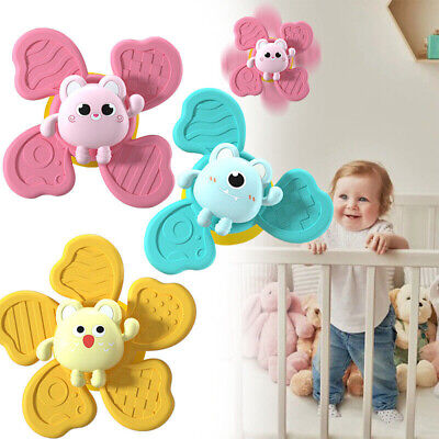 Baby Spin Bath Toys Boy Children Bathing Sucker Spinner Suction Cup Toy For Kids