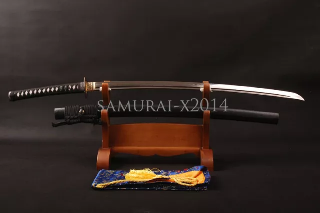 dragonfly tsuba kashira japanese samurai sword katana clay tempered sharp blade 3