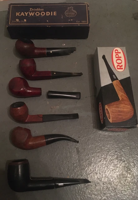 Lot of 6 Kaywoodie Estate Vintage Tobacco Pipes Drinkless 13b hardcastle ropp Lot of 6 Kaywoodie Estate Vintage Tobacco Pipes Drinkless 13b hardcastle ropp