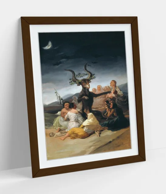 Francisco Goya, Witches Sabbath -Art Framed Poster Picture Print Artwork 2