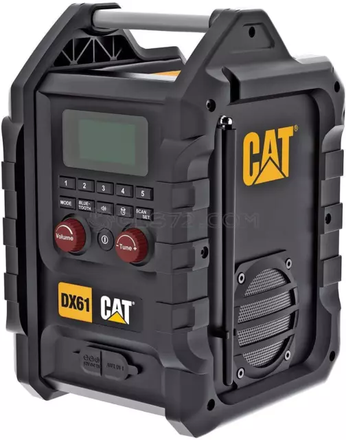 Radio Dab Da Cantiere Bluetooth Batteria 18V Cat Dx61B Solo Corpo Macchina