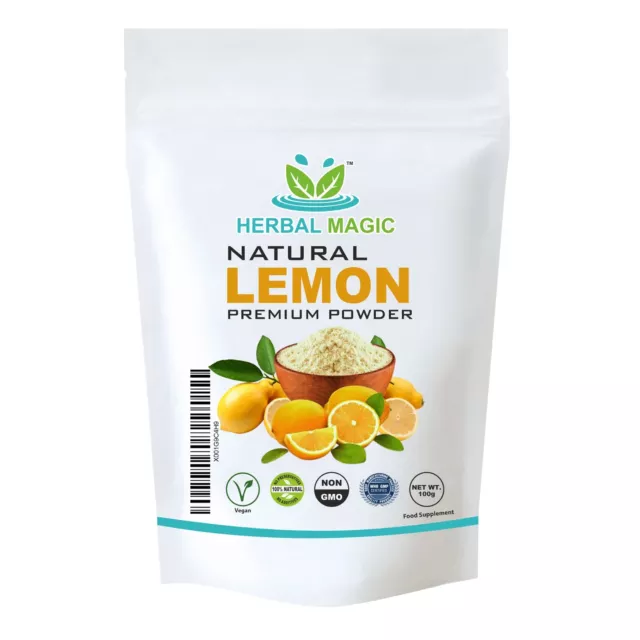 Herbal Magic's Lemon Powder - Rich & Vibrant Smoothies, Shakes, Juices