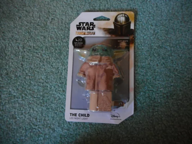Star Wars Mandalorian The Child LED Night Light, New Sealed