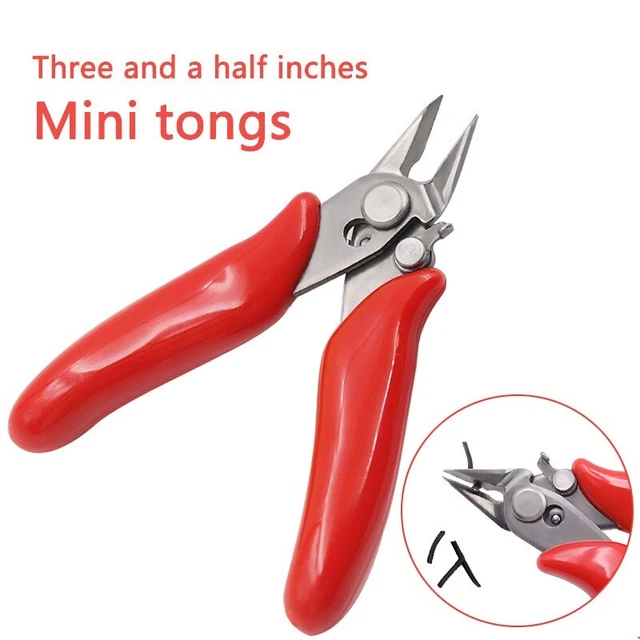 3.5inch Mini 170 Diagonal Pliers DIY Hand Tool Model Clamp Cutting Plier DIY