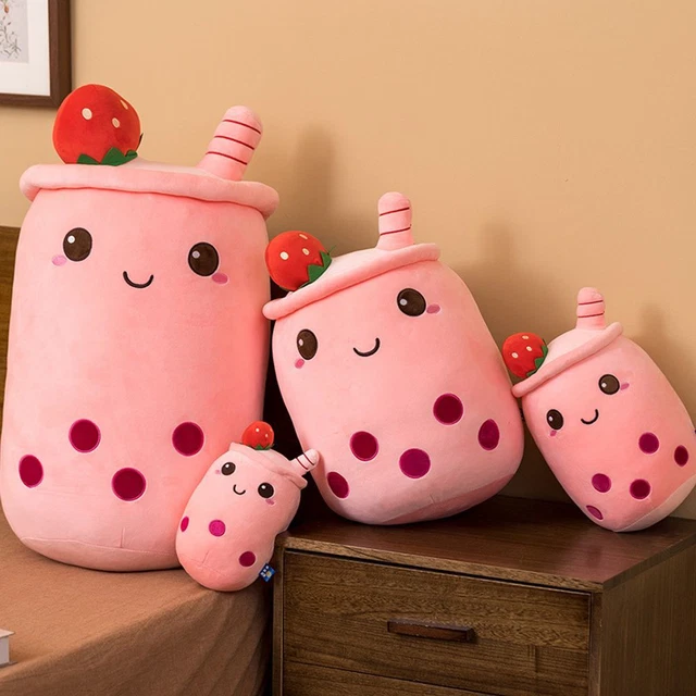 Stuffed Toys Plush Soft Cushion Bubble Tea Plush Toy Boba Milk Tea Plush Toy