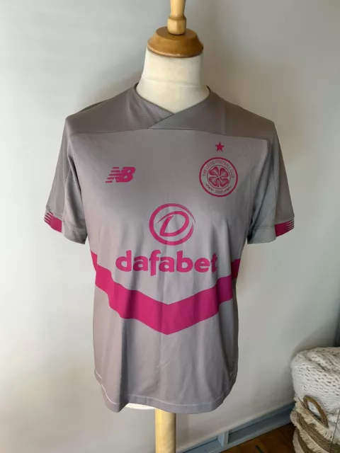 Tercera camisa New Balance Celtic 2019-20 M gris mediano Dafabet