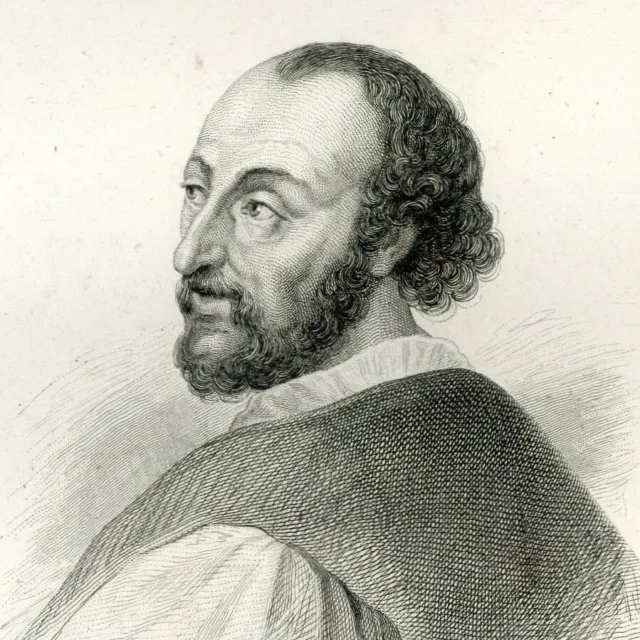 Portrait de Ludovico Ariosto Arioste - Gravure originale XIXe