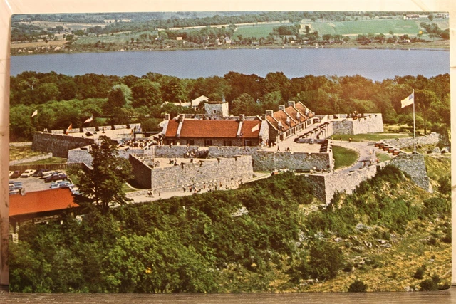 New York NY Fort Ticonderoga Lake Champlain Green Mountains Postcard Old Vintage