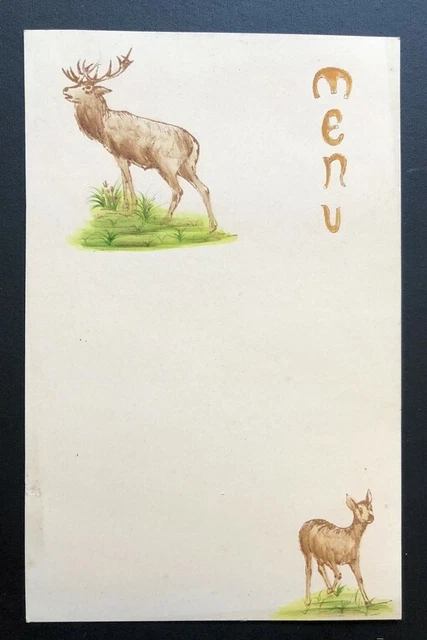 Menu Vierge Vintage Des Années 1920 - Gravure Et Imprimerie Stern Paris - Neuf