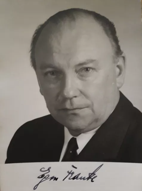 Egon Franke 1913-1995 / Bundesminister 1969-1982 Original Autogramm