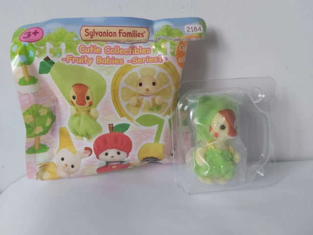 Sylvanian Families Baby Fruit Party 2 Acero Gatto Bambino, Calico Critters Nuovo