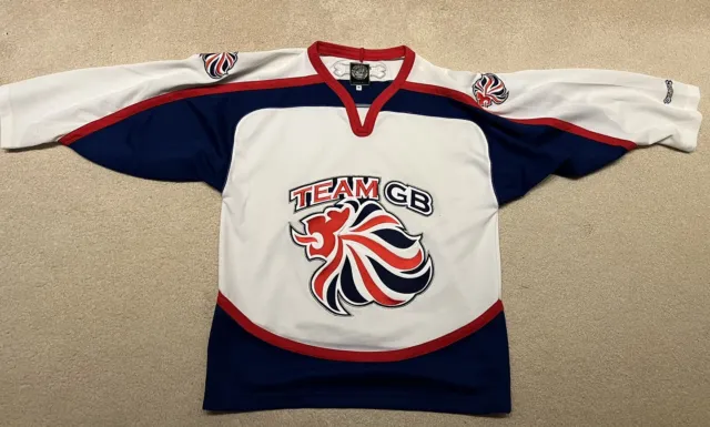 Team GB 2011 Replica Ice Hockey Jersey Size Medium