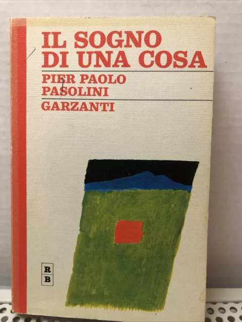 Il Sogno Di Una Cosa By Pier Paolo Pasolini, Garzanti 1962 Paperback 1st Edition