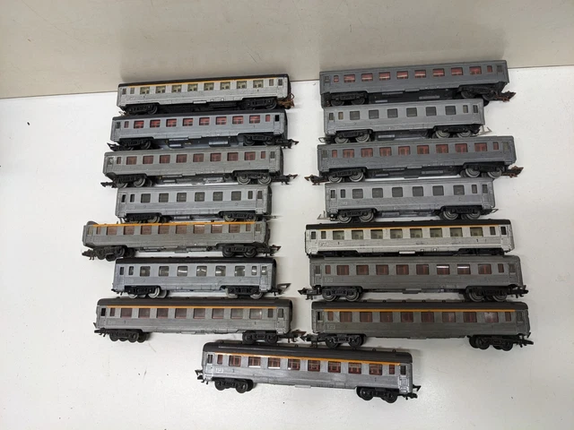 Rame De 4 Voitures Longues Inox SNCF Jouef HO - Occasion Bon état