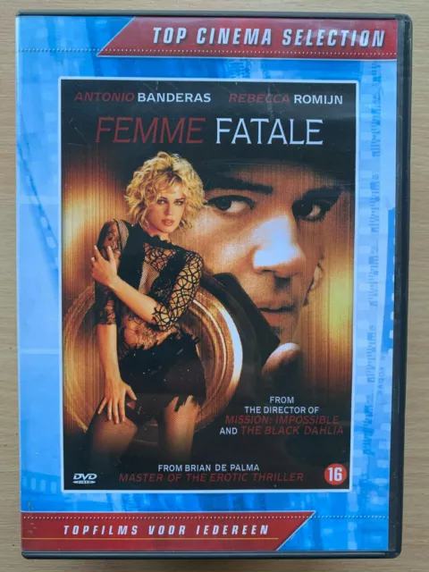 Femme Fatale DVD 2002 Brian De Palma Noir Thriller with DTS Audio