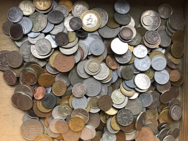 1,5 Kilo Weltmünzen Medaillen Konvolut Sammlung Europa  Silber  Deutsches Reich?
