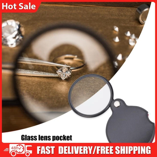 6X Mini Magnifier Foldable Reading Monocle Magnifying Glass for Seniors Children