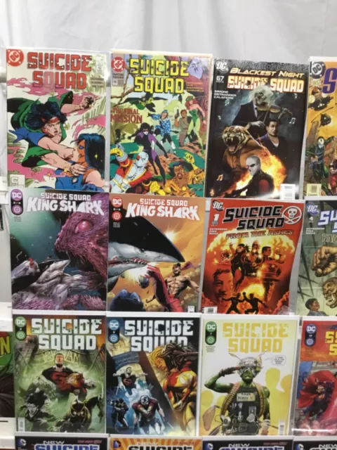 DC Comics Suicide Squad Comic Book Lot of 35 Issues - King Shark, Blackest Night 2