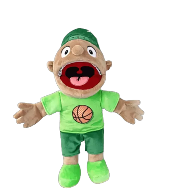 Chef Jeffy Junior Cartoon Hand Puppet Plush Toy Soft Stuffed
