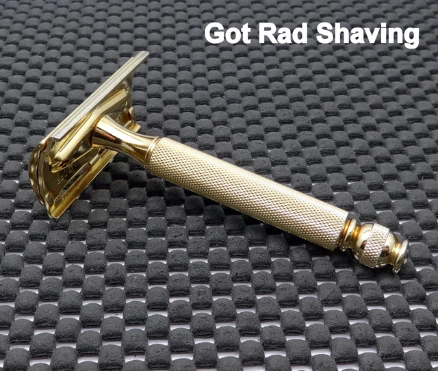 Vintage 1940's Gillette Gold TECH  DE Safety Razor Clean