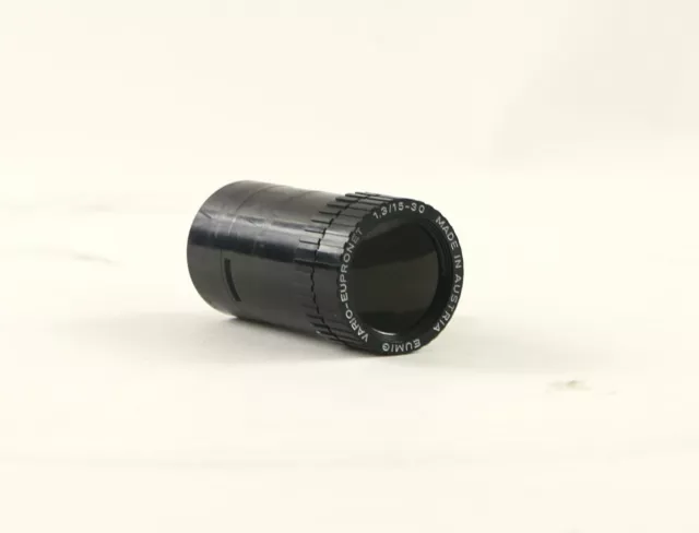 Super 8 Lente Vario-Eupronet 1,3/15-30 para Proyector Películas Eumig Marca S