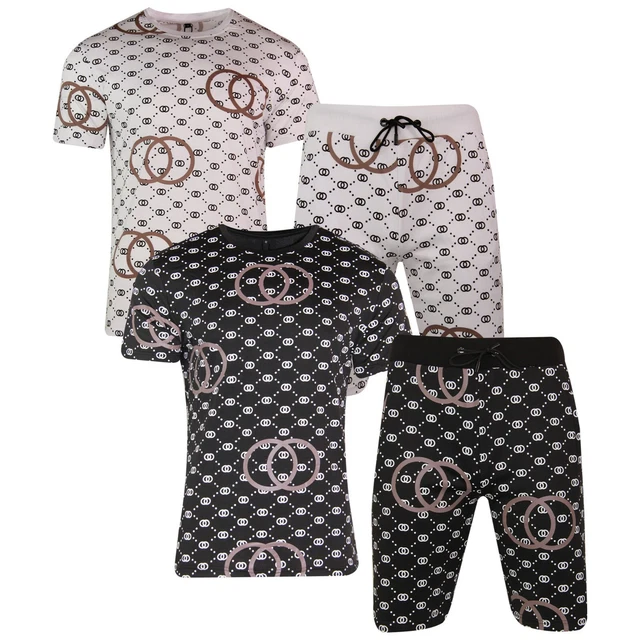 Ensemble Survêtement Homme T-shirt + Short Zippé - Coupe Ajustée, Léger Et Respirant
