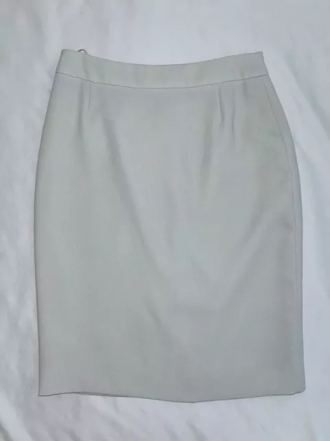 Hugo Boss Light Gray Pencil Skirt Size 0