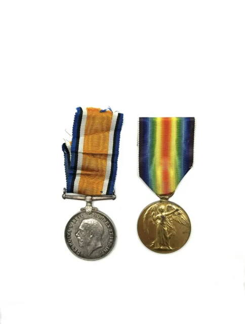 WW1 British Medal Pair - W. McLaren, Royal Highlanders
