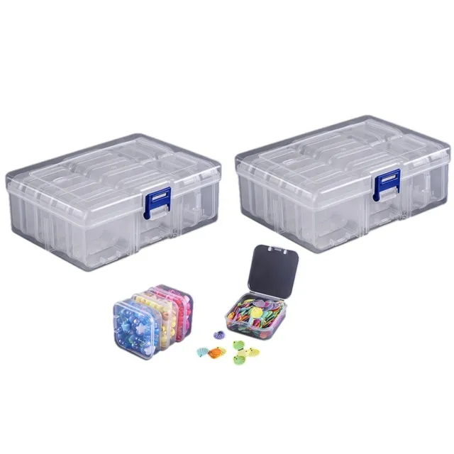 Transparente Abnehmbare Packung Pillenbox Abnehmbar Geräumige Kapazität Aufbewahrung