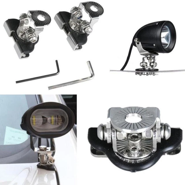 2× Led Work Light Bar Car Mount Bracket Holder For Offroad 304 Stainless Steel