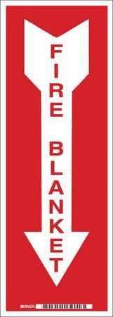 Brady 90376 14 In Height, 5 In Width, Polyester, Rectangle, English