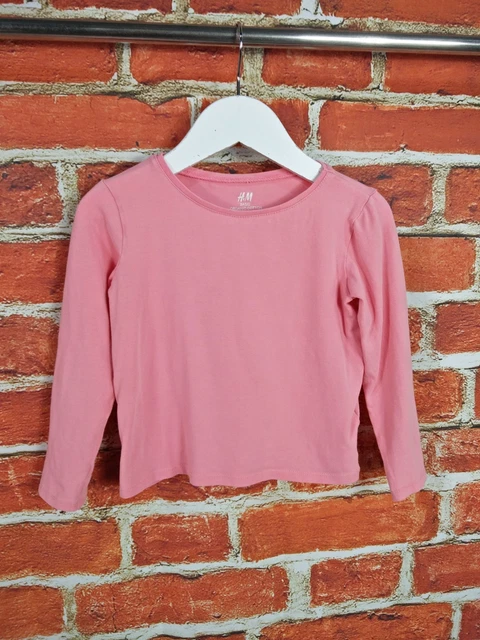 Gonna A Maniche Lunghe Ragazze Età 4-5 Anni Next H&M Rosa Ra Ra Top Bambini 110Cm 2